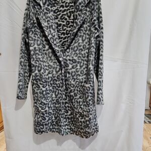Leopard Print Long Coat